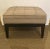 2010s Modern Taupe Tufted Ottoman For Sale - Image 5 of 5