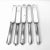 Art Deco Antique Wm Rogers & Son Silverplate Dinner Knives- Set of 5 For Sale - Image 3 of 5