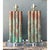 Mid-Century Modern Vintage Faux Bamboo Lamps on Lucite Plinth - A Pair For Sale - Image 3 of 12