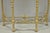 Early 20th Century Antique Gothic Revival Oscar Bach Style Figural Bronze & Onyx Gold Console Table For Sale - Image 5 of 16
