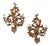 Italian Wall Lamps in Lacquered Gilded Wood, Set of 2 For Sale
