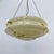 Yellow Art Deco Glass Hanging Lamp, 1950s For Sale - Image 8 of 18