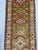 Olive Green and Cream Kazak-Style Wool Runner Rug, Natural Dyes, 2'9" X 10' For Sale - Image 4 of 16