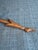 Metal Museum Specimen Antique Brass Torah Pointer Heavy 141g Yad 19th C European Judaica For Sale - Image 7 of 15