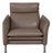 Brown Taupe Leather Porto Armchair with Manual Function from Erpo For Sale