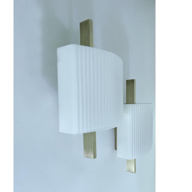 Vintage Space Age Brass Sconces from Hillebrand Lighting, 1960s, Set of 2 For Sale - Image 15 of 18