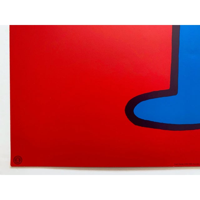 1990s Keith Haring Estate Vintage 1991 Pop Art Lithograph Print Poster " Radiant Baby " 1989 For Sale - Image 5 of 11