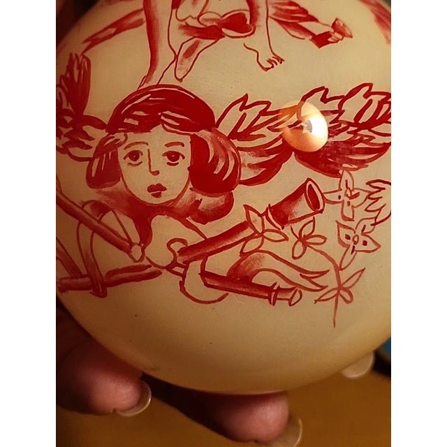 1990s Pierre Deux French Country Glass Christmas Ornament For Sale In San Francisco - Image 6 of 8