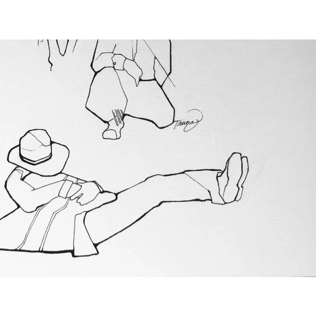 Illustration El Vaquero Original Drawing For Sale - Image 3 of 4