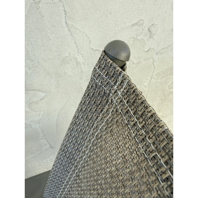 2020s Giati Designs Aprio Collection Outdoor Chairs + Ottoman, Set of Three For Sale - Image 5 of 12