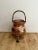 Outstanding quality antique Victorian large copper coal scuttle having a copper swing carrying handle above a shaped...