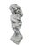 Vintage Garden Cherub Statue Holding Floral Garland For Sale In Chicago - Image 6 of 8