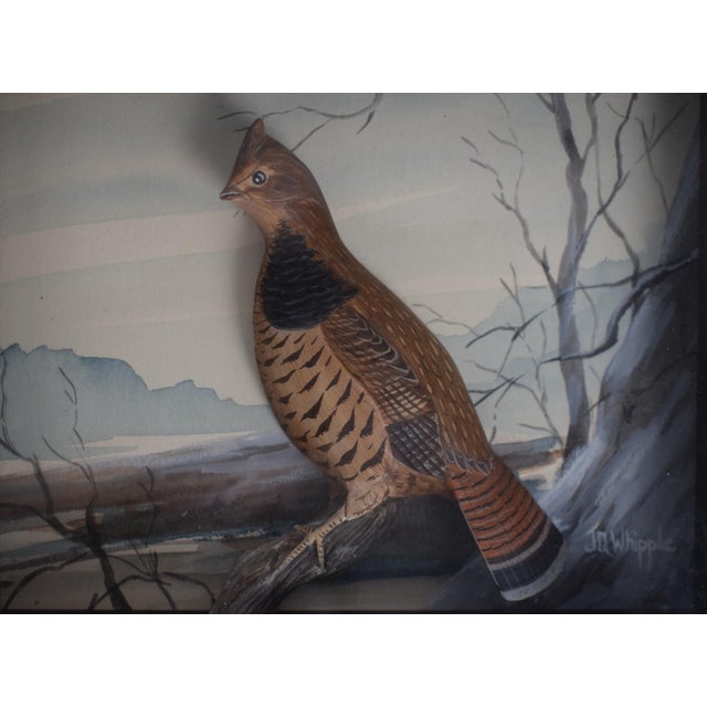 Art Sz: 4 5/8"H x 6 1/8"W Frame Sz: 6 1/4"H x 7 3/4"W Joseph Quinn Whipple, Sr. (American, 1917-2008) was a nationally...