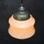 French Art Deco Yellow Reeded Clichy Glass Pendant Lamp For Sale - Image 4 of 6