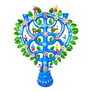 1990s Gerardo Ortega 'Tree of Life' From Tonalá, Mexico - 20.5" H X 16" W