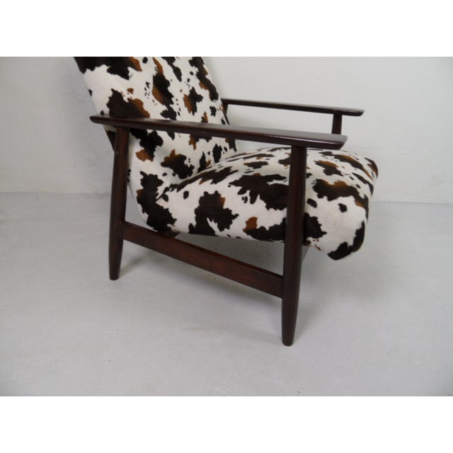 Vintage Lounge Chair in Wood, 1950s For Sale - Image 3 of 10