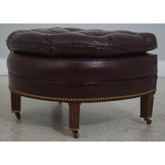 Hancock & Moore Tufted Chair & Ottoman For Sale - Image 14 of 18