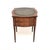 Brown Antique Regency Leather Top Side Table, 1950 For Sale - Image 8 of 8
