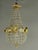 1980s French Louis XVI Gold Bronze Chandelier For Sale - Image 11 of 18