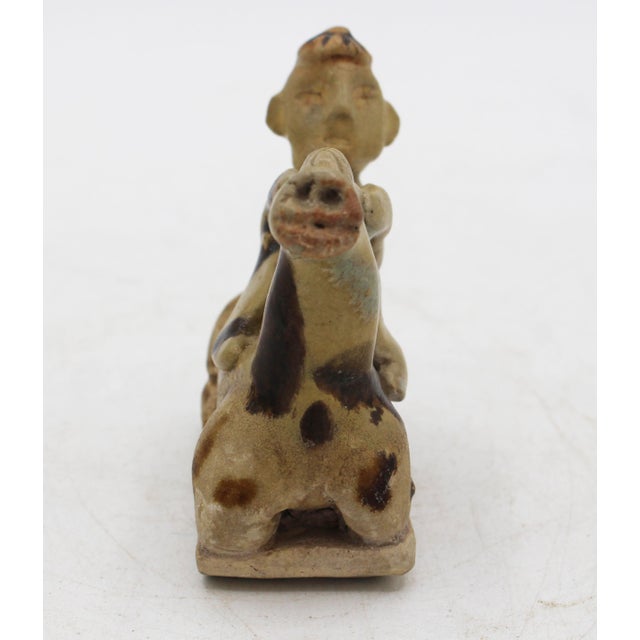 15th Century & Earlier Circa 960-1368 Song/Yuan Dynasty Qingbia-Ware Stoneware Figurine For Sale - Image 5 of 7