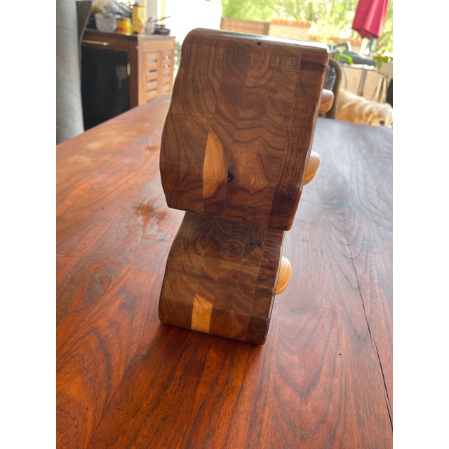 Handcrafted Usa 1980's David Behl Bandsaw 3 Wooden Drawers Jewelry Box For Sale In Santa Fe - Image 6 of 9