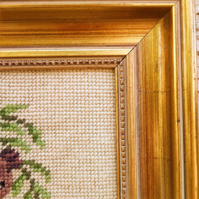 Brown 1970s Framed Koala Bear Needlepoint For Sale - Image 8 of 13