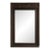 Antique Indian Doorway Dark Teak Carved Wood Huge Floor Mirror Frame | Handcrafted Vintage Full-Length Statement Mirror Frame For Sale