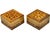 Moroccan Mid 20th Century Handmade Moorish-Patterned & Inlaid Damascene Boxes - S/2 For Sale - Image 3 of 5