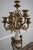 Pair French Louis XV Vintage Marble & Brass Candelabras For Sale - Image 11 of 11