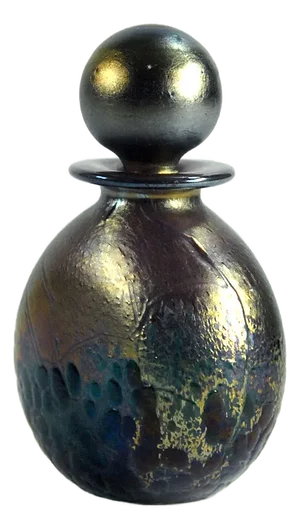 Vintage Parfume Bottle in Phoenician Glass, Malta, 1990s