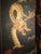 Metal Vintage Oriental Asian Black & Gold Four Panel Screen Room Divider ~ Dragons For Sale - Image 7 of 13