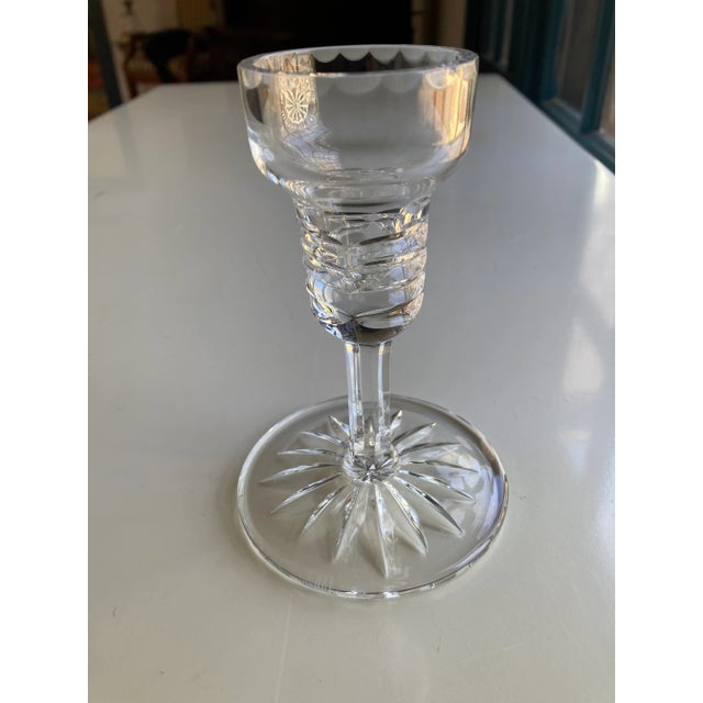 Contemporary 1990s Contemporary Galway Crystal Candlestick For Sale - Image 3 of 6