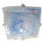 1960s Blue Square Murano Flush Mount For Sale