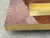 Italian Coffee Table in Walnut Burl and Brass, 1970 For Sale - Image 6 of 8