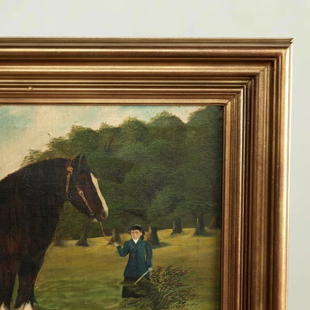 Pair of Antique English Horse Paintings For Sale - Image 4 of 17