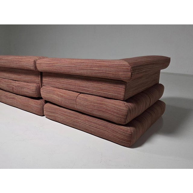 Early Edition Mah Jong Modular Sofa by Hans Hopfer for Roche Bobois, 1970s, Set of 12 For Sale - Image 9 of 11