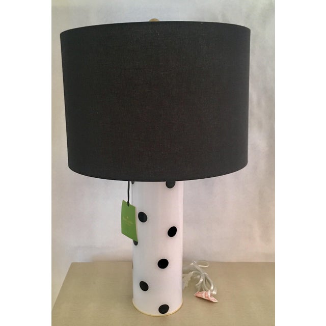 Kate Spade Polka Dot Lamp Chairish