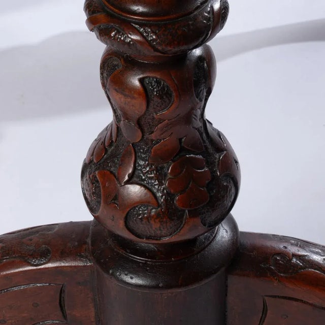 19th Century English Burr Walnut Sewing Table For Sale - Image 9 of 10