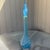 Mid-Century Modern Mid Century Modern Kingfisher Blue Empoli Genie Bottle For Sale - Image 3 of 3