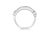 Early 21st Century .925 Sterling Silver 1/2 Cttw Baguette Cut Diamond Channel Set X-Station Wedding Ring (H-I Color, I1-I2 Clarity) - Size 6-3/4 For Sale - Image 5 of 7