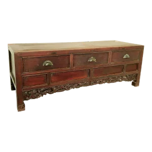 Antique Chinese Ming Kang Cabinet, Circa 1800-1949