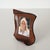Brown Mid-Century Italian Curved Leather Picture Frame by Adnet, Italy, 1970s For Sale - Image 8 of 15