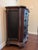 Ethan Allen's Lucca collection chest: solid fruitwood with mahogany veneers, serpentine bowed front, black crackle lacquer...