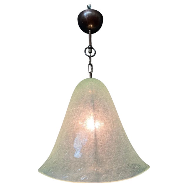 Murano Glass Lantern Suspension attributed to Barovier & Toso, 1980s For Sale
