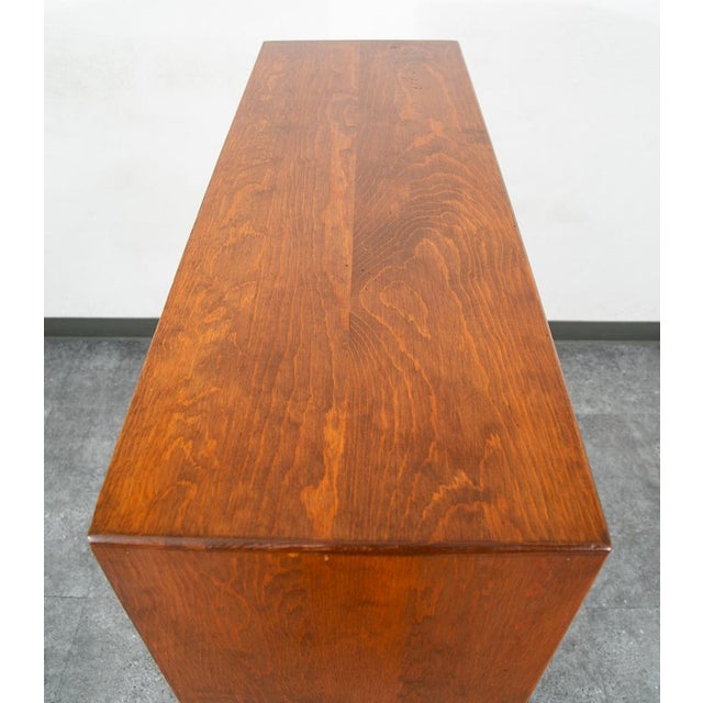 Beautiful and classic solid wood compact bookshelf. Very well made. Unsigned. Please see all photos to ensure you know...