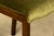 Olive Set of Six 1930s French Art Deco Maple Dining Chairs in Olive Green Velvet For Sale - Image 8 of 18