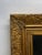 Mid 20th Century Vintage Gold Leaf Mirror, Solid Wood Frame, Beveled Glass Edges, Carved Floral Pattern For Sale - Image 5 of 11