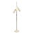 Vintage Mid-Century Three-Light Floor Lamp With Adjustable Cone Shades For Sale