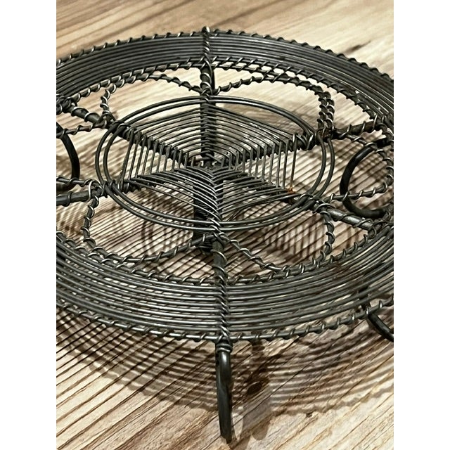 Vintage Metal Wire Cooling Rack For Sale - Image 4 of 6