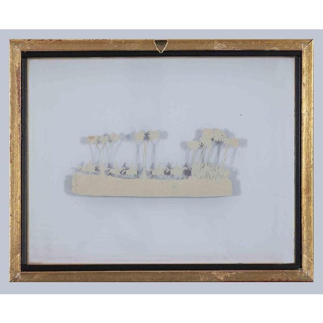Horse race is an artwork attribuited to Monique Boillat (1933, France). Work made on paper, placed between two sheets of...